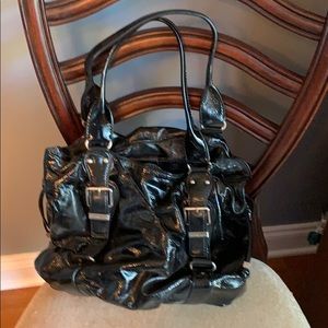 Black leather Michael Kors bag